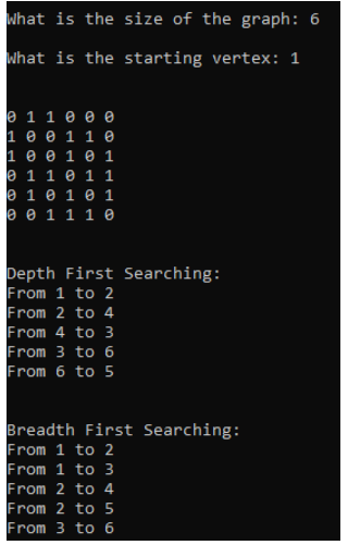 C + + Graph The program will generate an