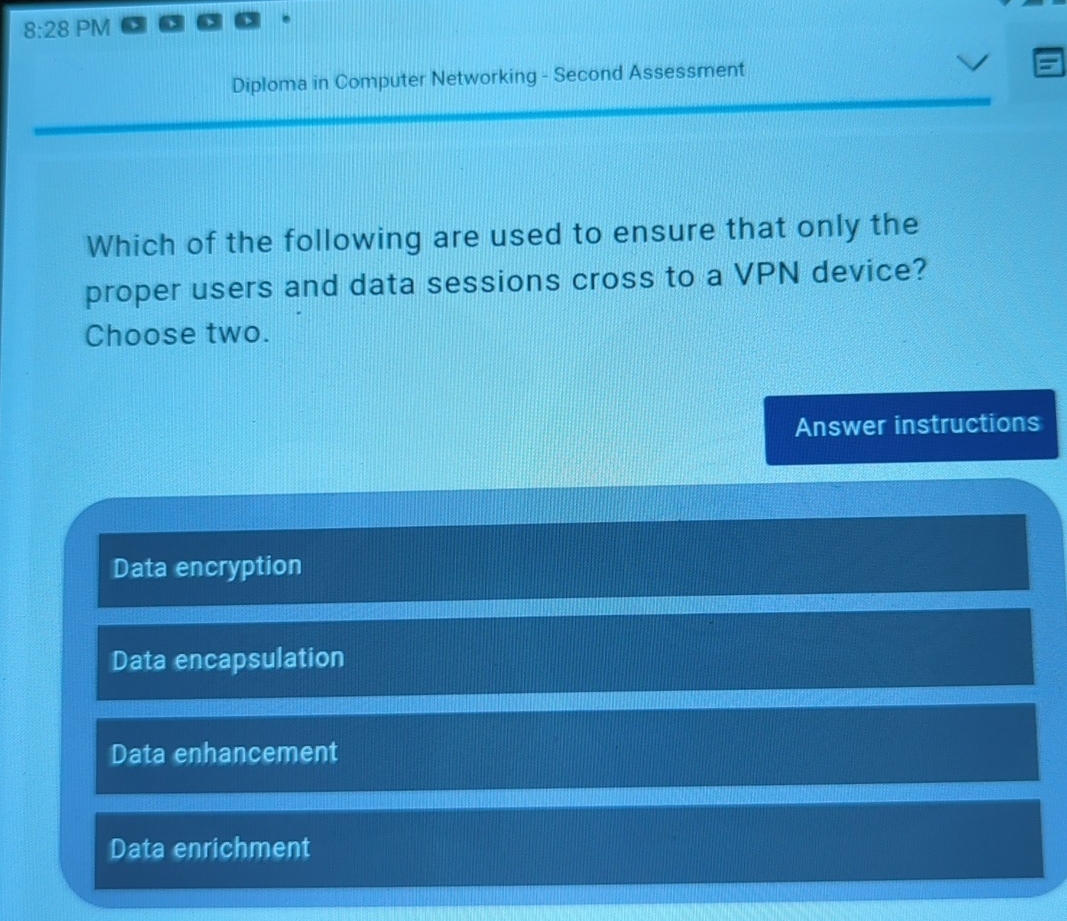 8 : 2 8 PM Diploma in Computer Networking -
