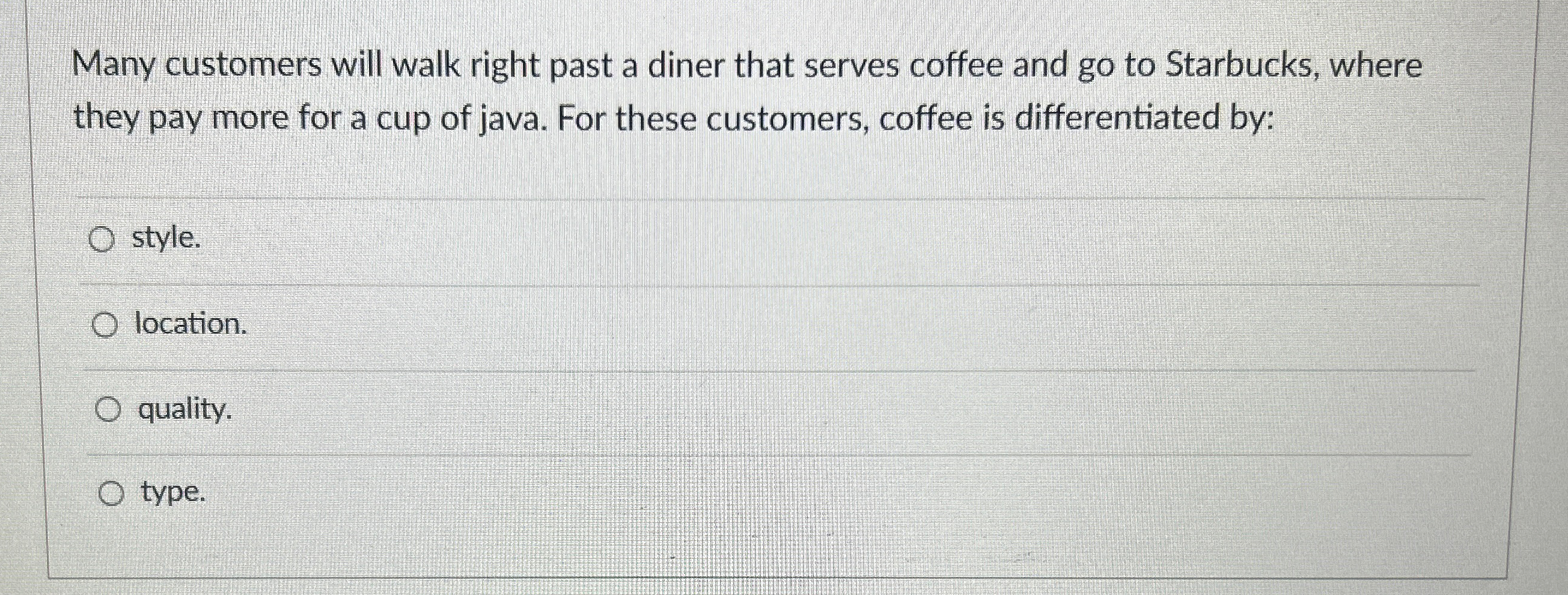 Many customers will walk right past a diner that