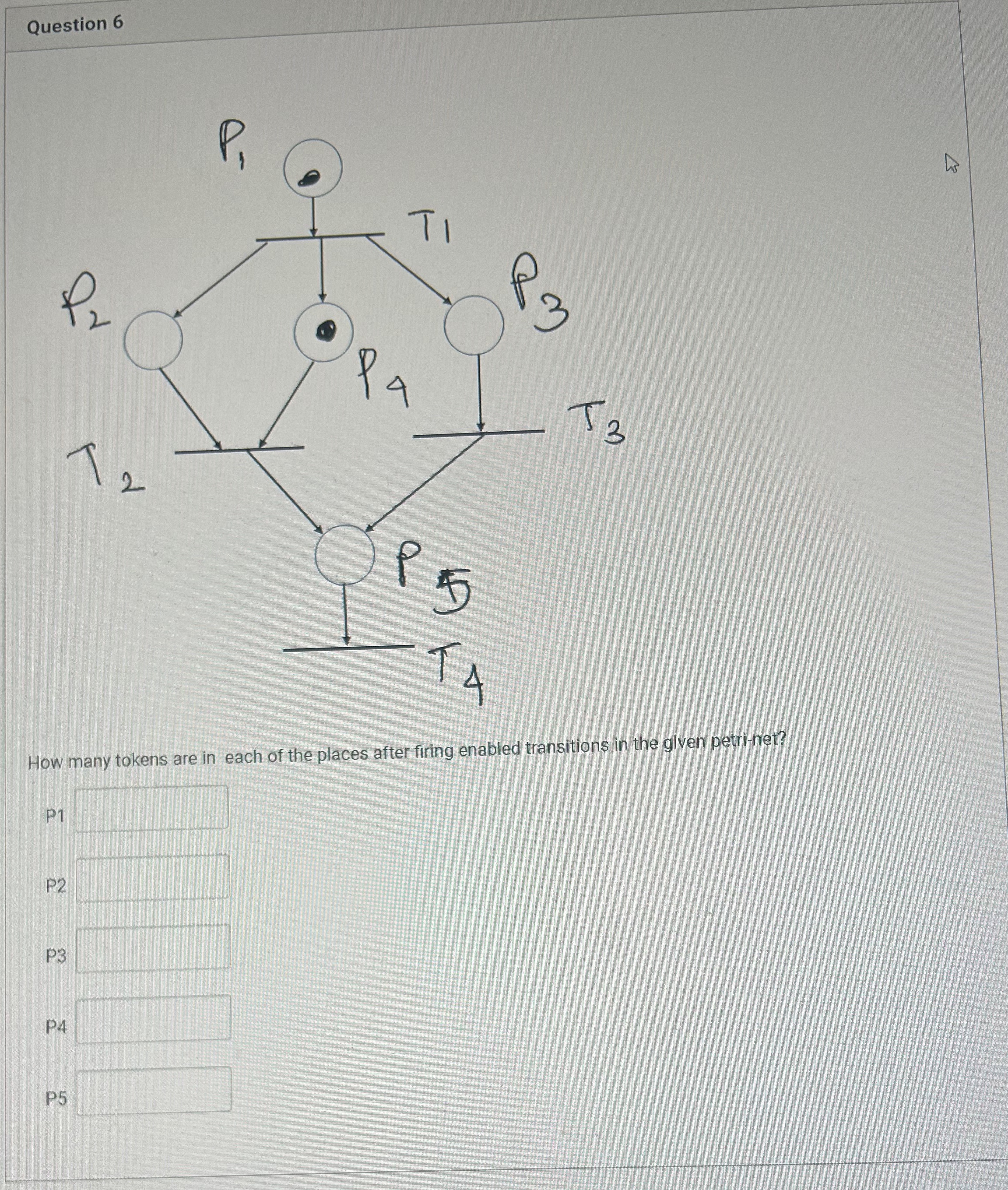 Question 6 How many tokens are in each of the