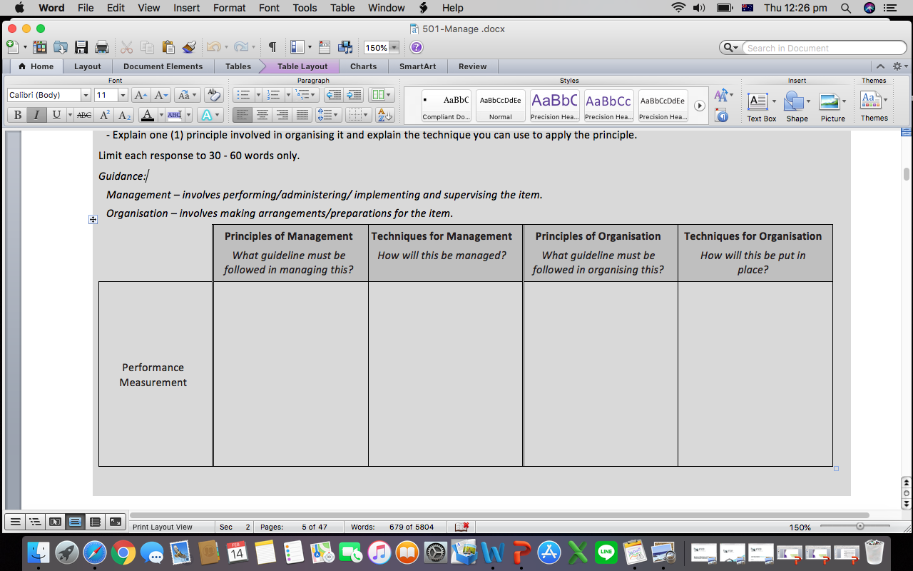 Word File Edit View Insert Format Font Tools