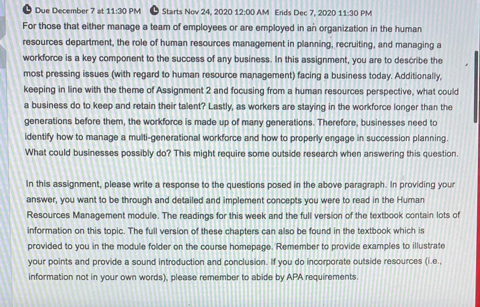 Due December 7 at 11:30 PM _ Starts Nov 24, 2020