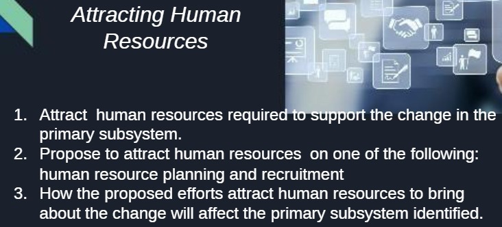 Attracting Human Resources 1. Attract human