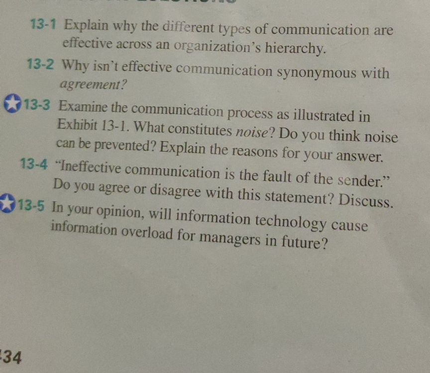 explain why the different types of 13-1 Explain