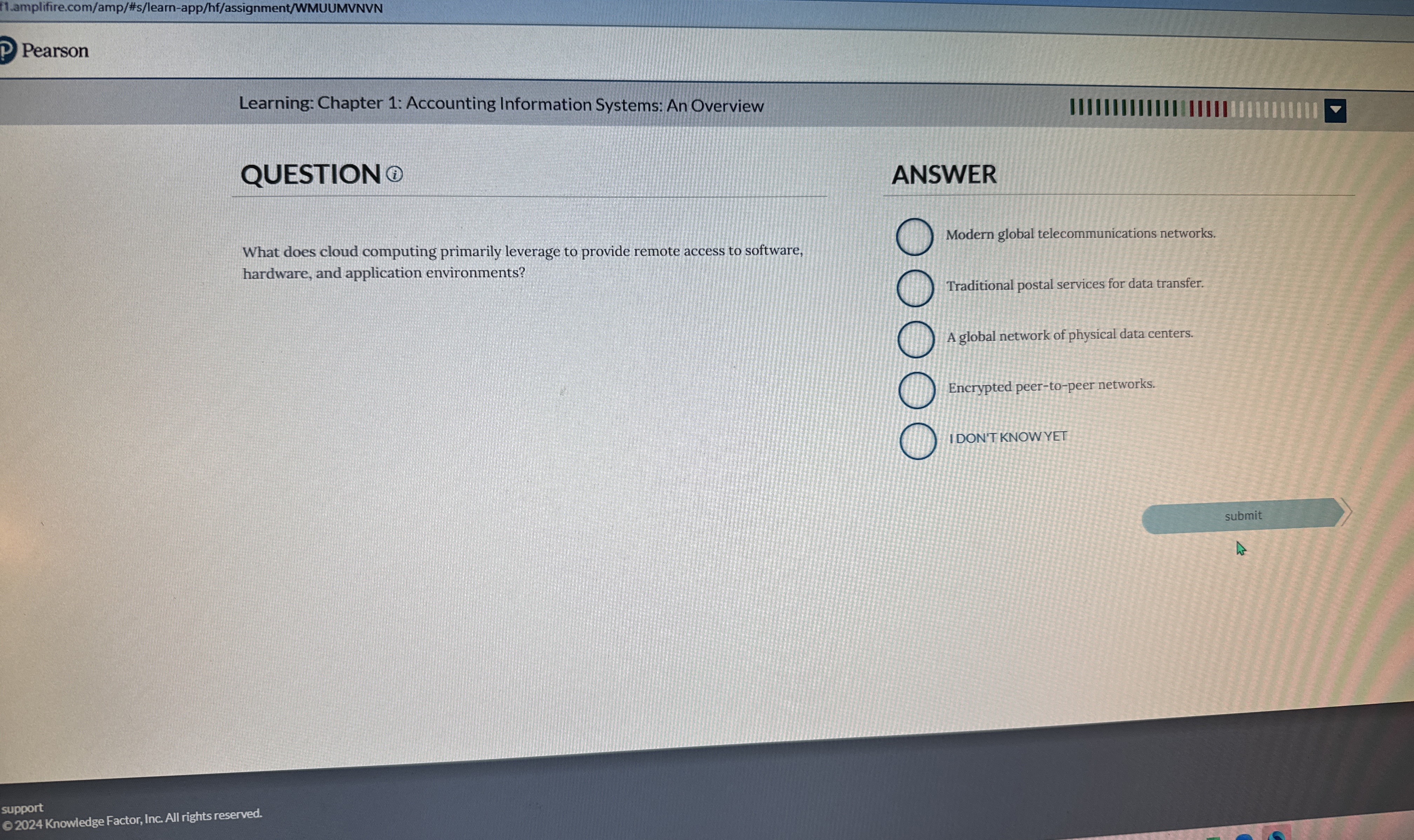 What does cloud compuring primarily leverage to