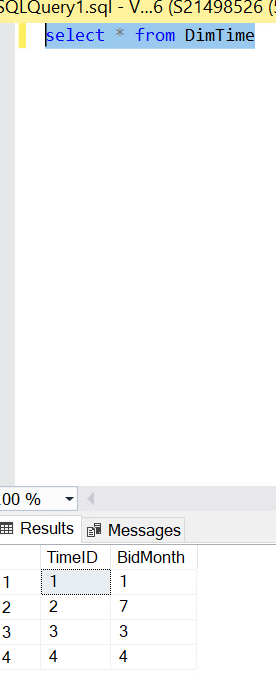 Ive created statements in my tables for part I. I