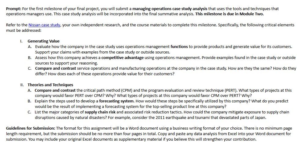 Please answer the questions on M1 Rubric document