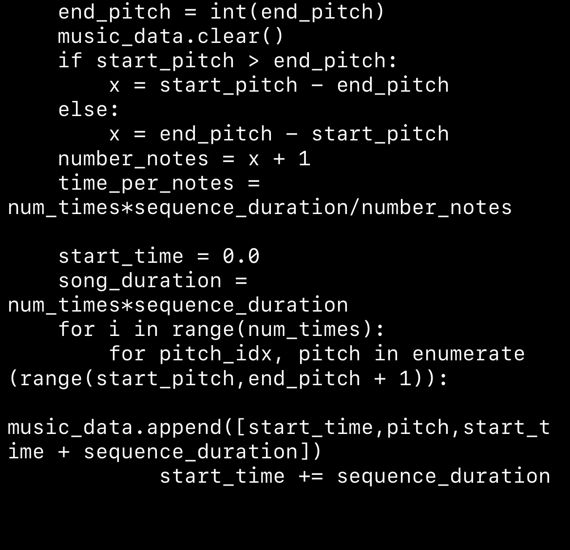 Suppose i am making a crazy music where i ask the