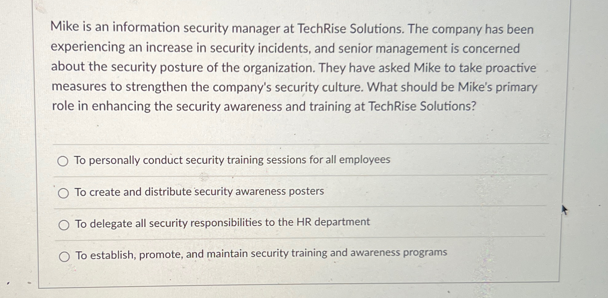 Mike is an information security manager at