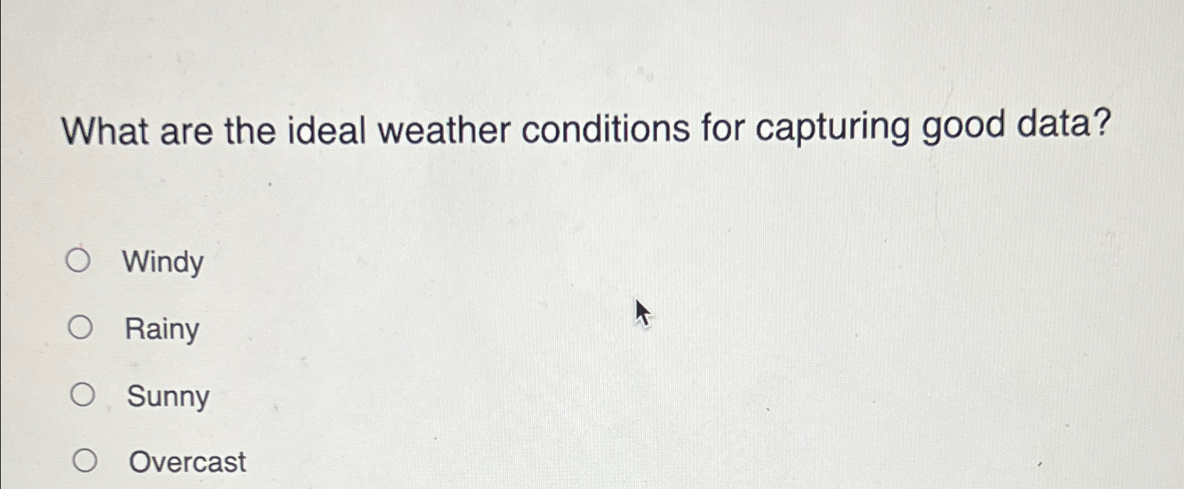 What are the ideal weather conditions for