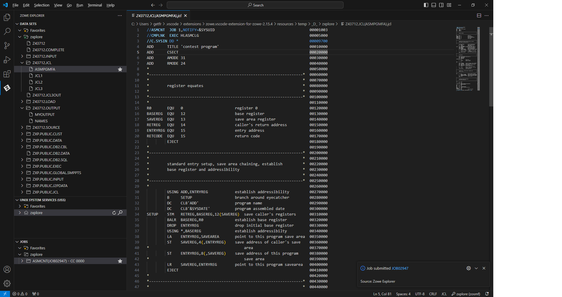 How can I add a line to the output after the
