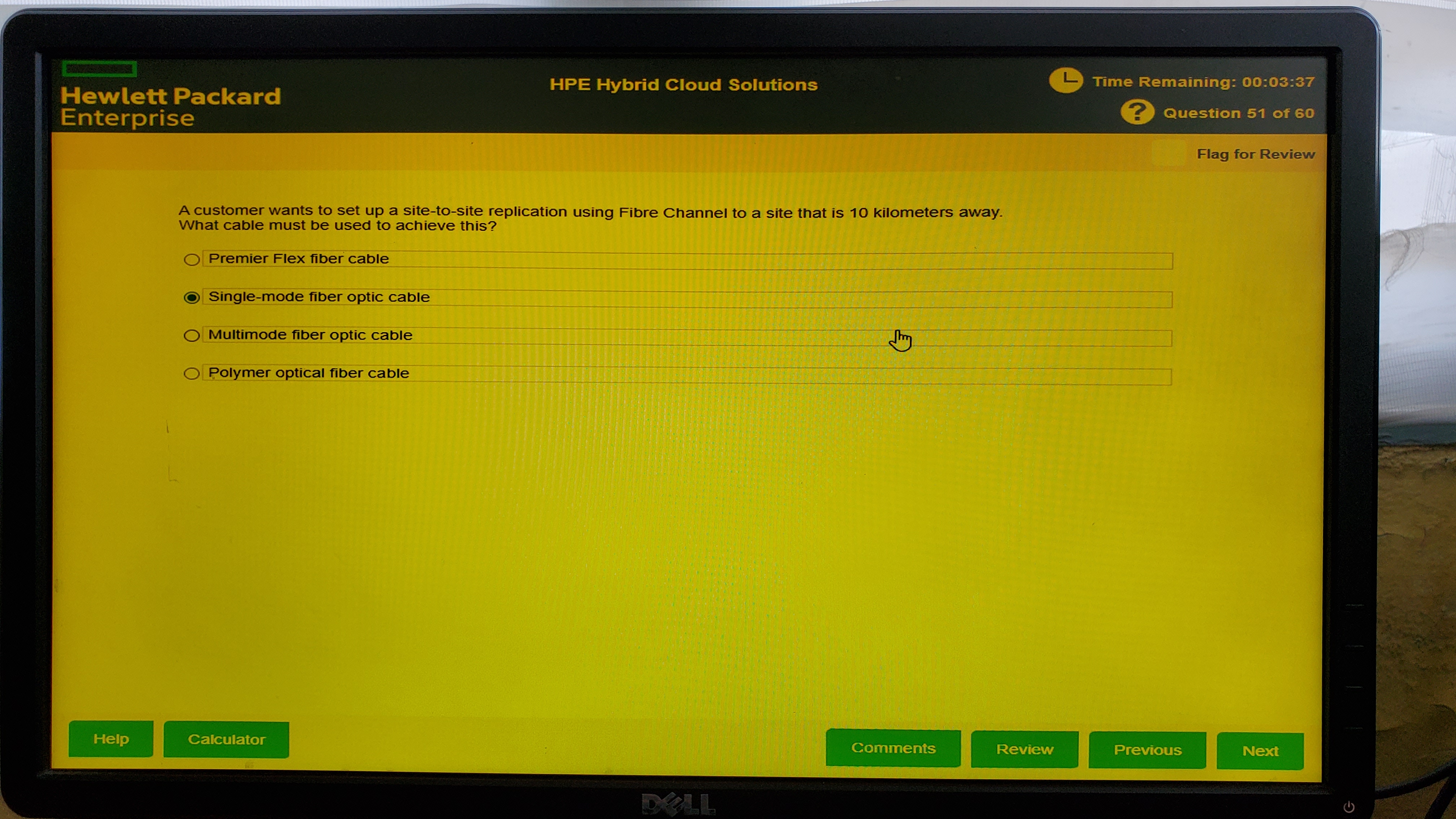 A customer wants to set up a site - to - site