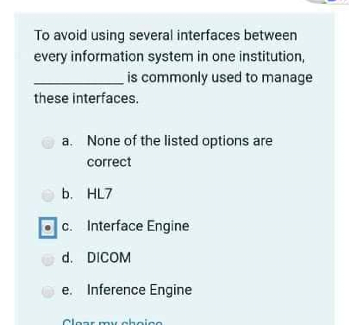 To avoid using several interfaces between every
