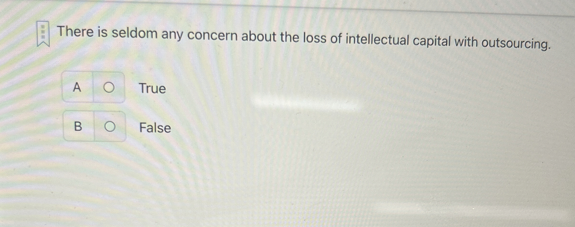 There is seldom any concern about the loss of