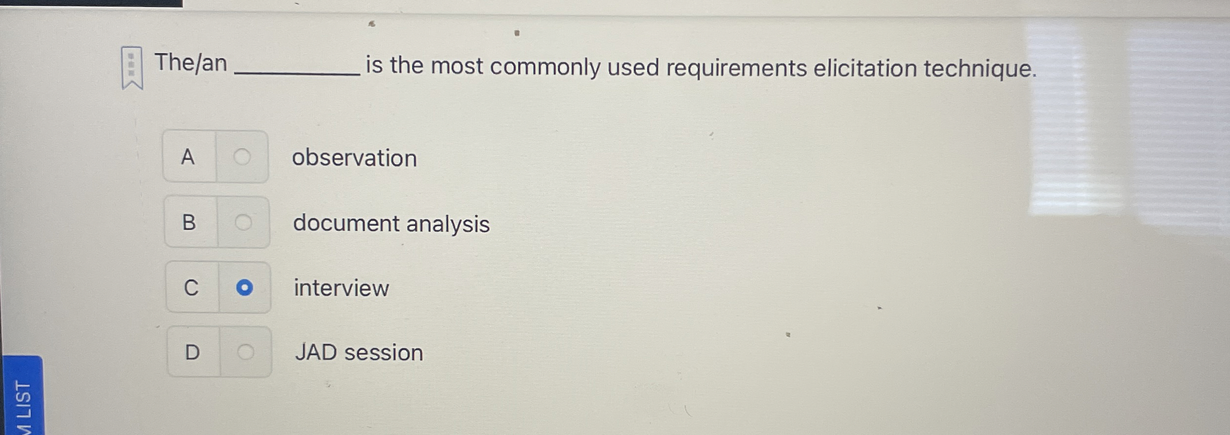 The / an is the most commonly used requirements