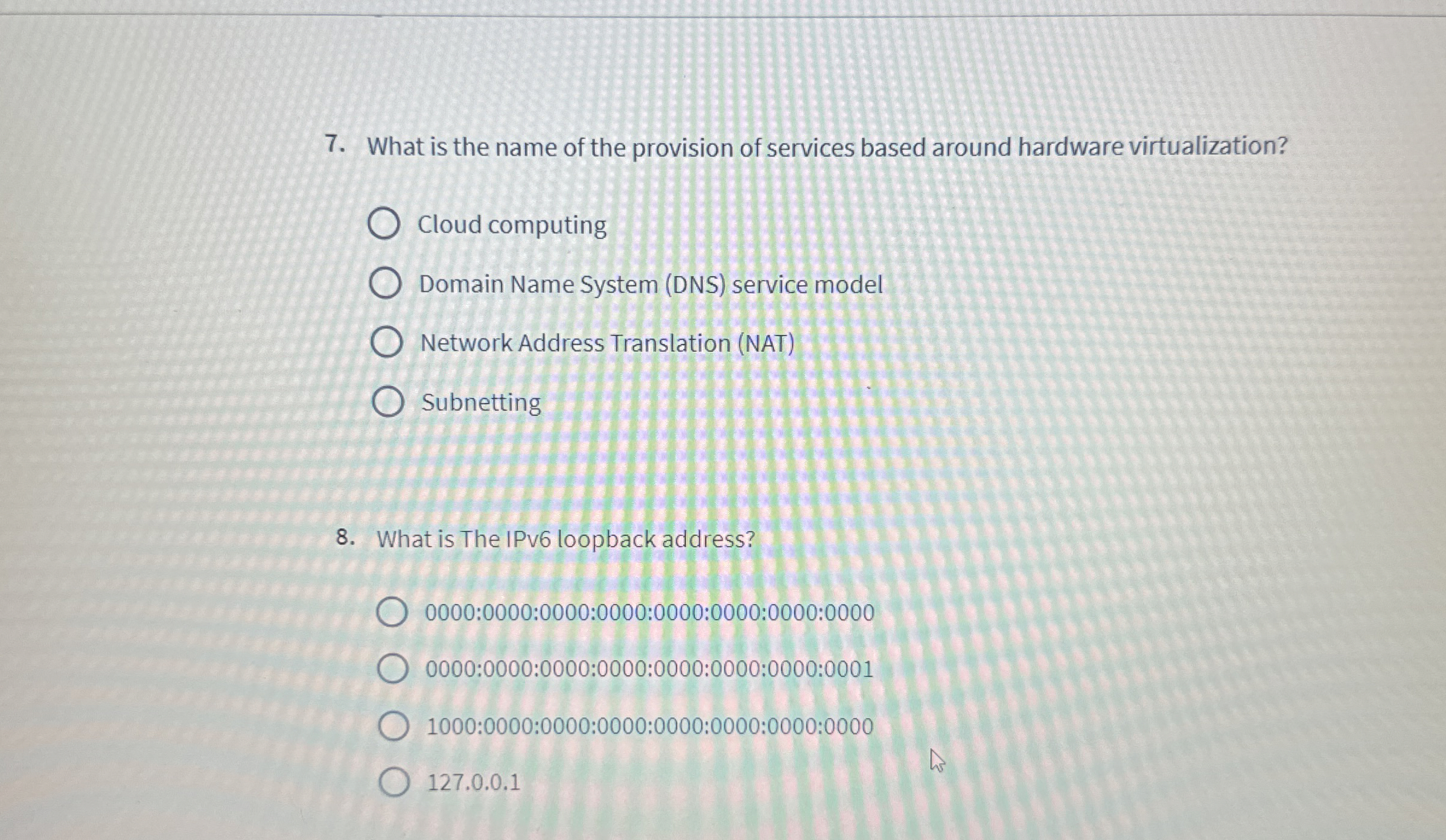 What is the name of the provision of services