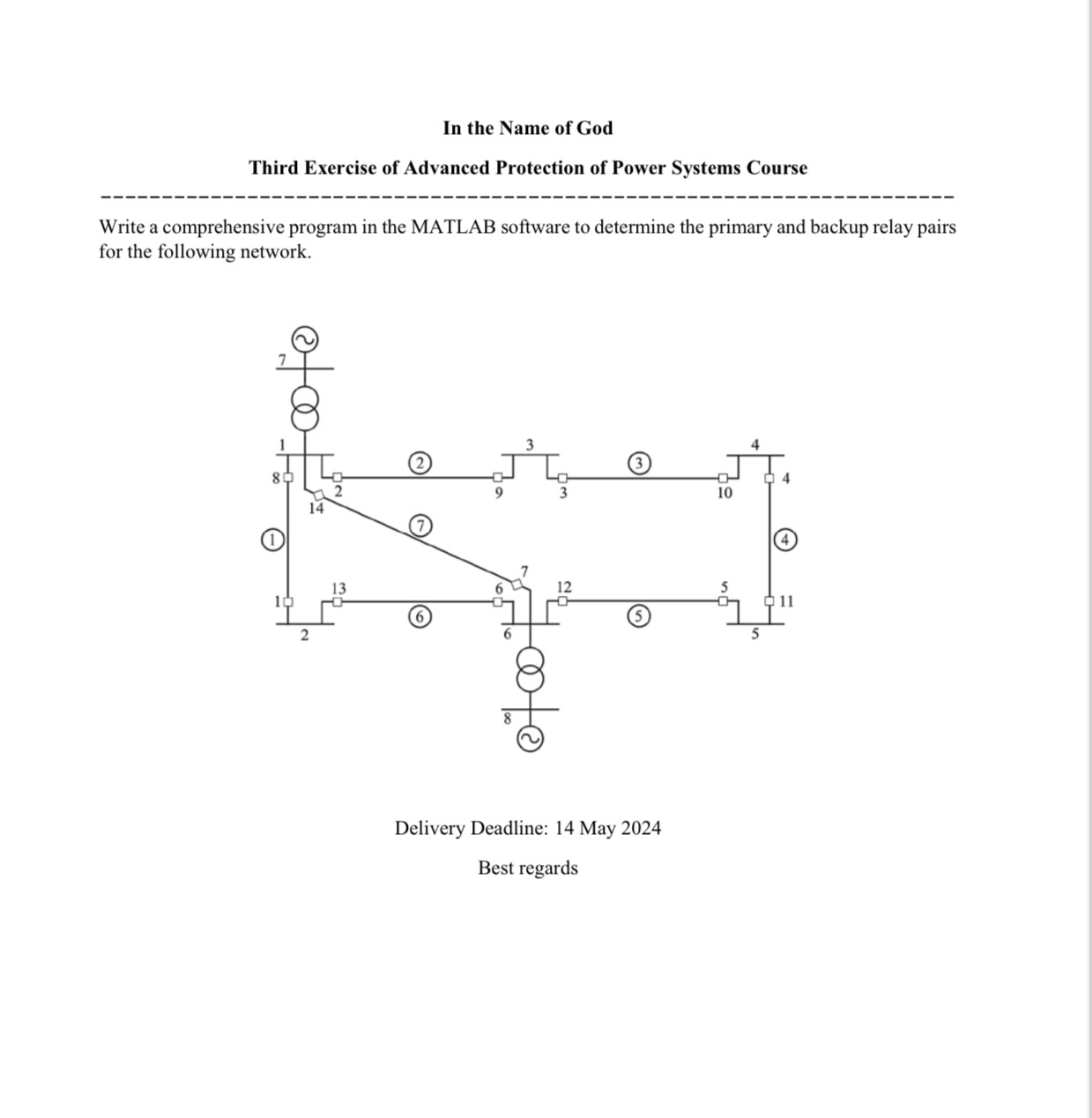 In the Name of God Third Exercise of Advanced
