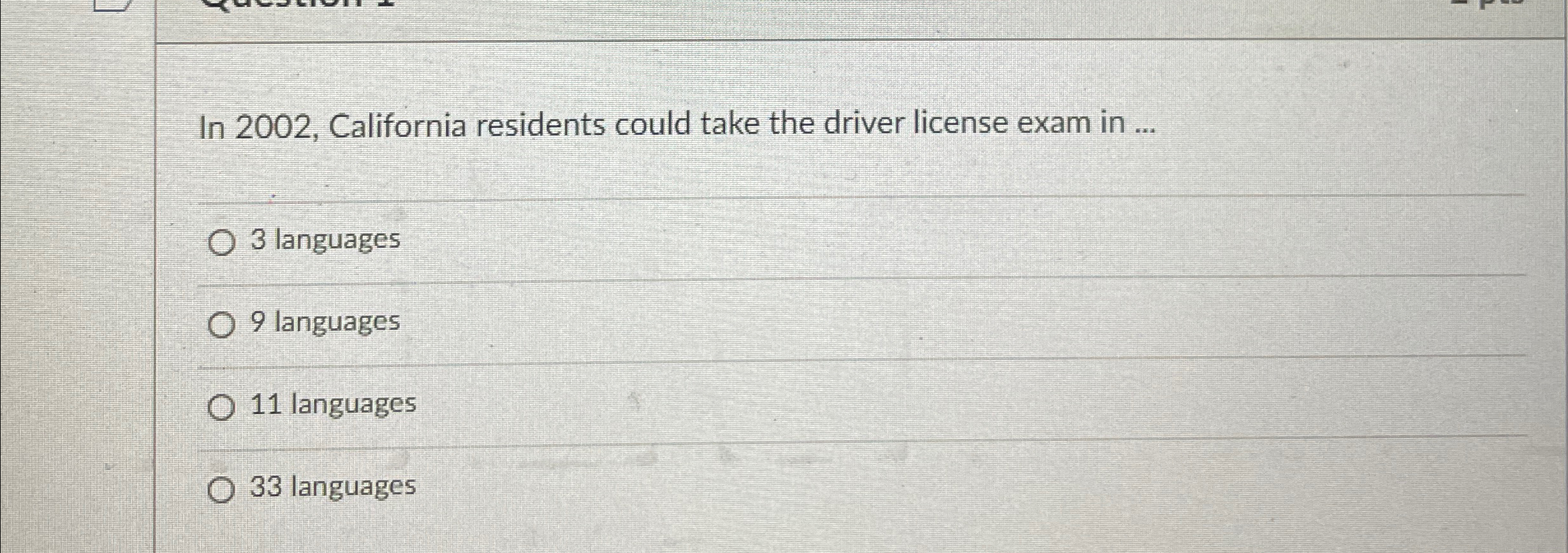 In 2 0 0 2 , California residents could take the