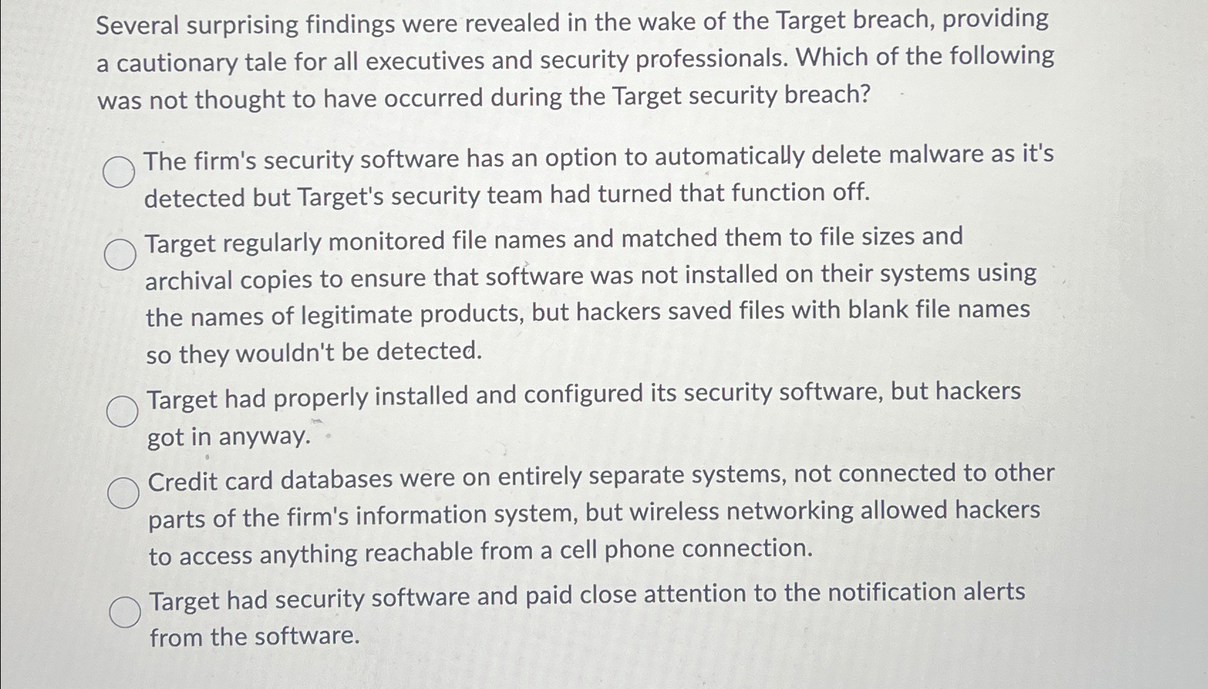 Several surprising findings were revealed in the