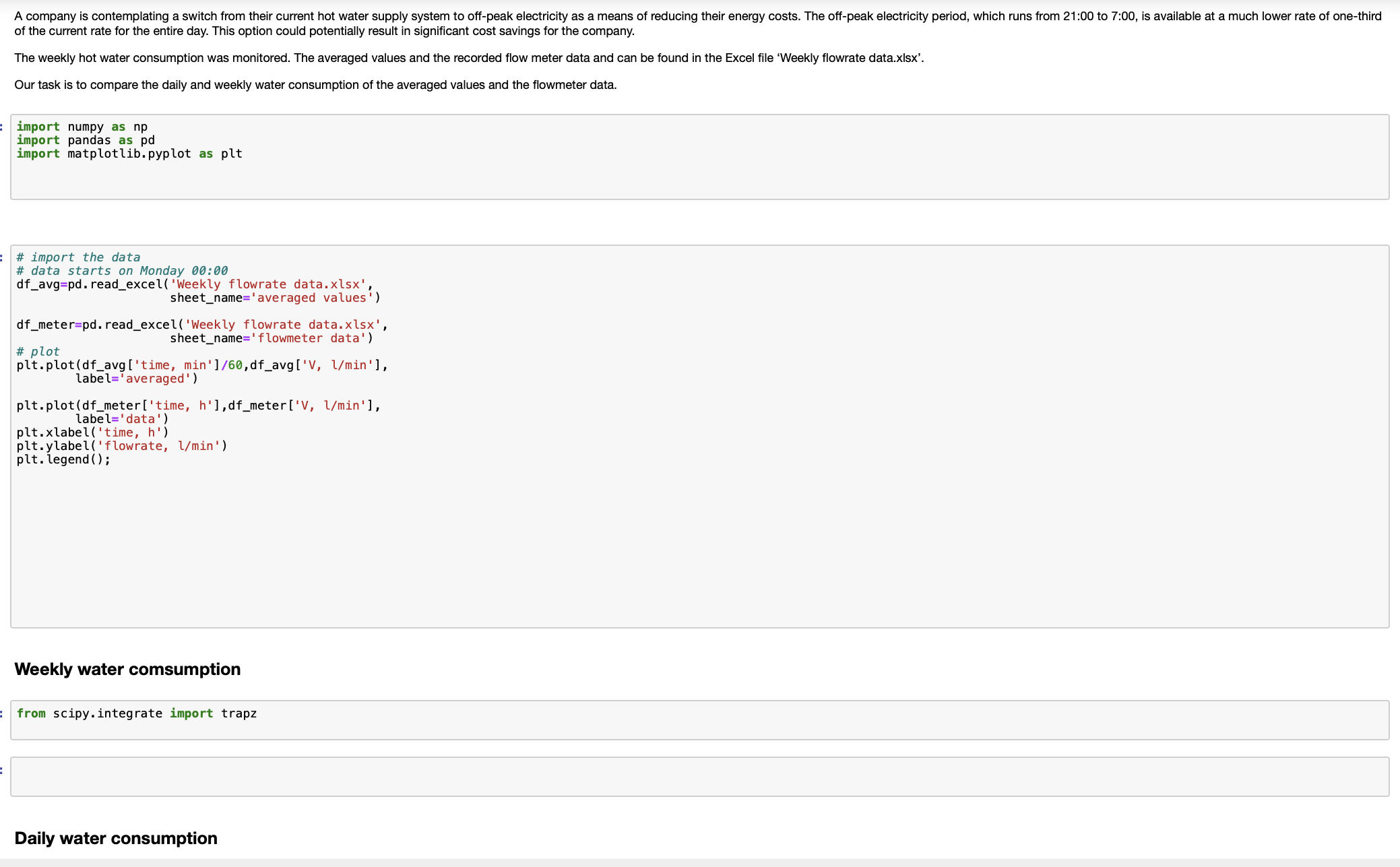 A company is contemplating a switch from their