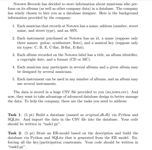 Task 3 : ( 5 pt ) Extract the corresponding