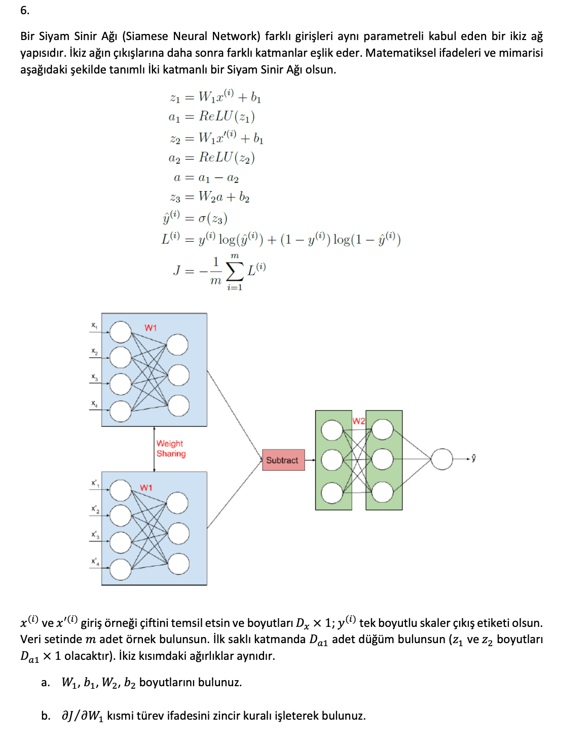 A Siamese neural network consists of twin