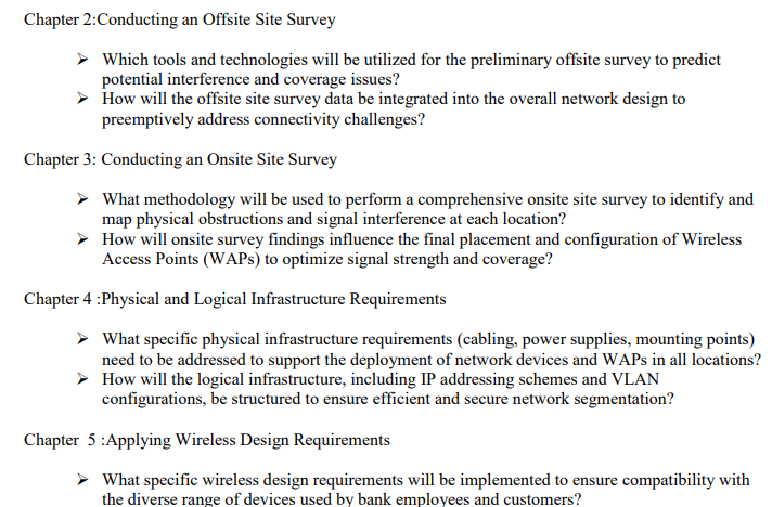 Chapter 1 : Wireless Design Requirements not To
