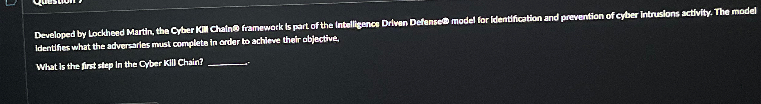 Developed by Lockheed Martin, the Gyber Kill