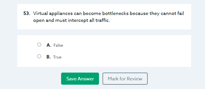 Virtual appliances can become bottlenecks because