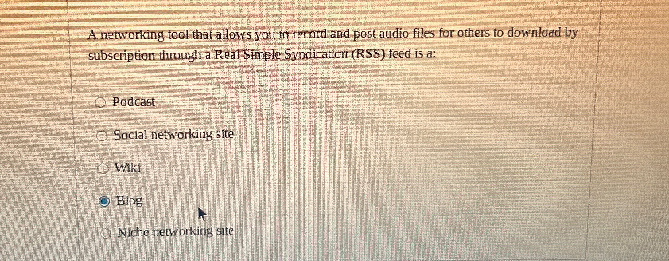 A networking tool that allows you to record and