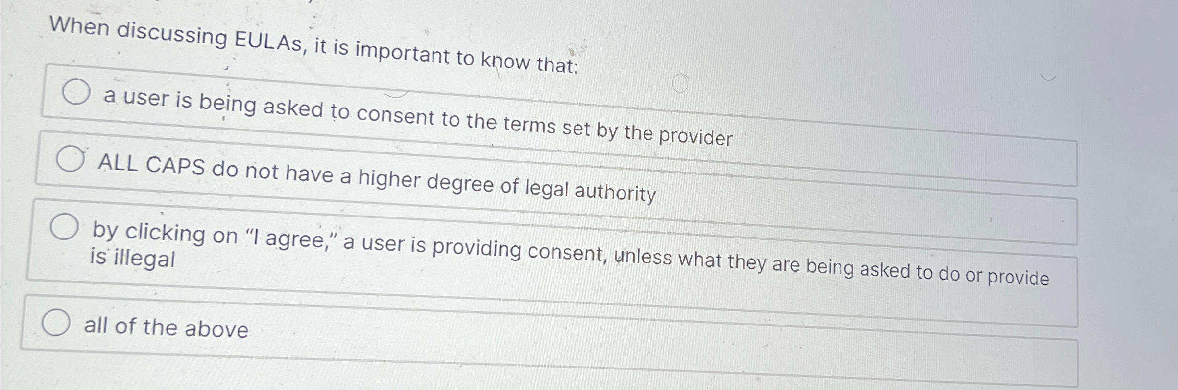 When discussing EULAs, it is important to know