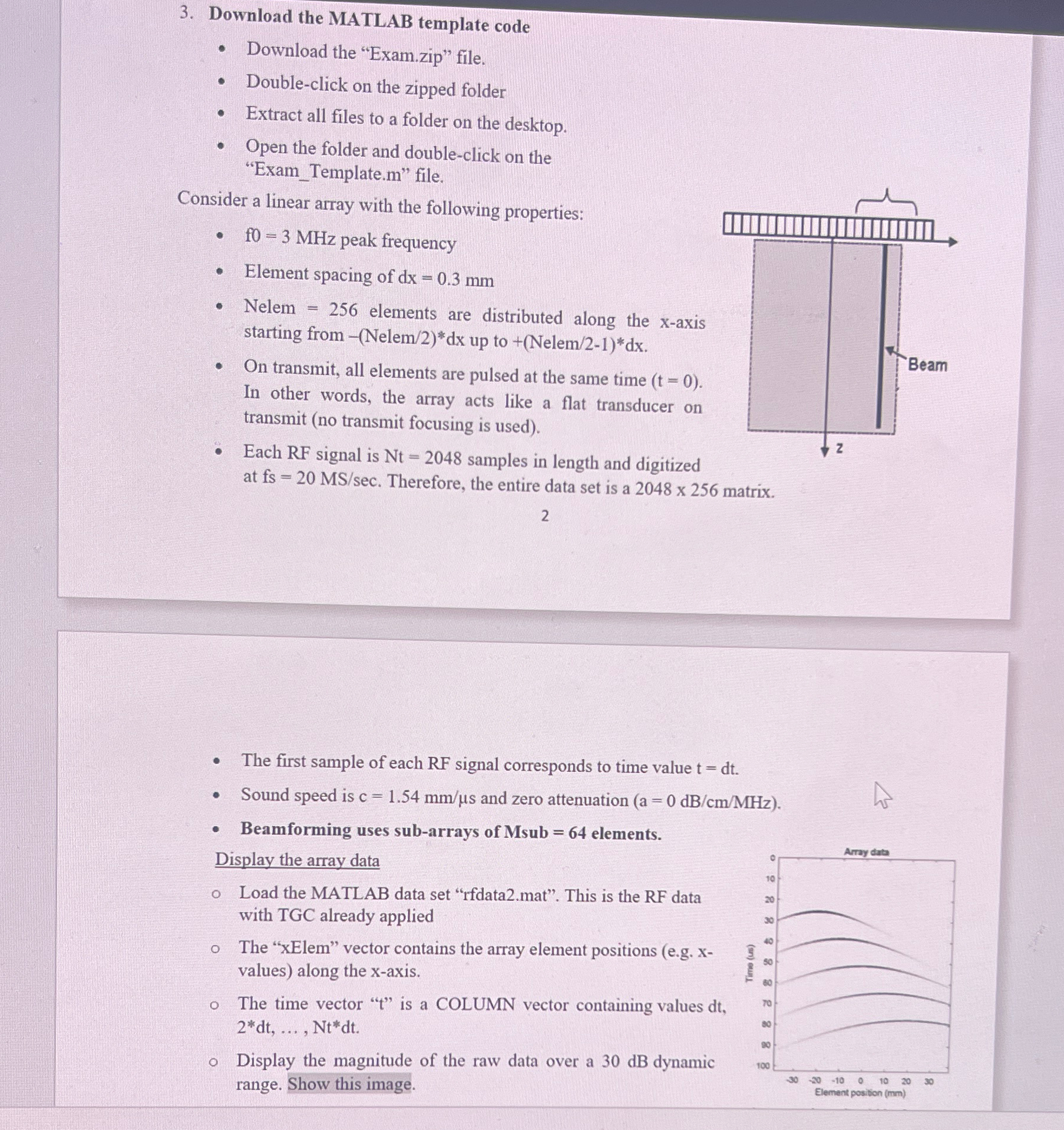 Download the MATLAB template code Download the