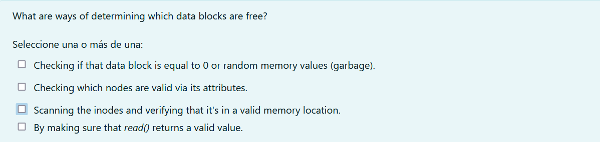 What are ways of determining which data blocks