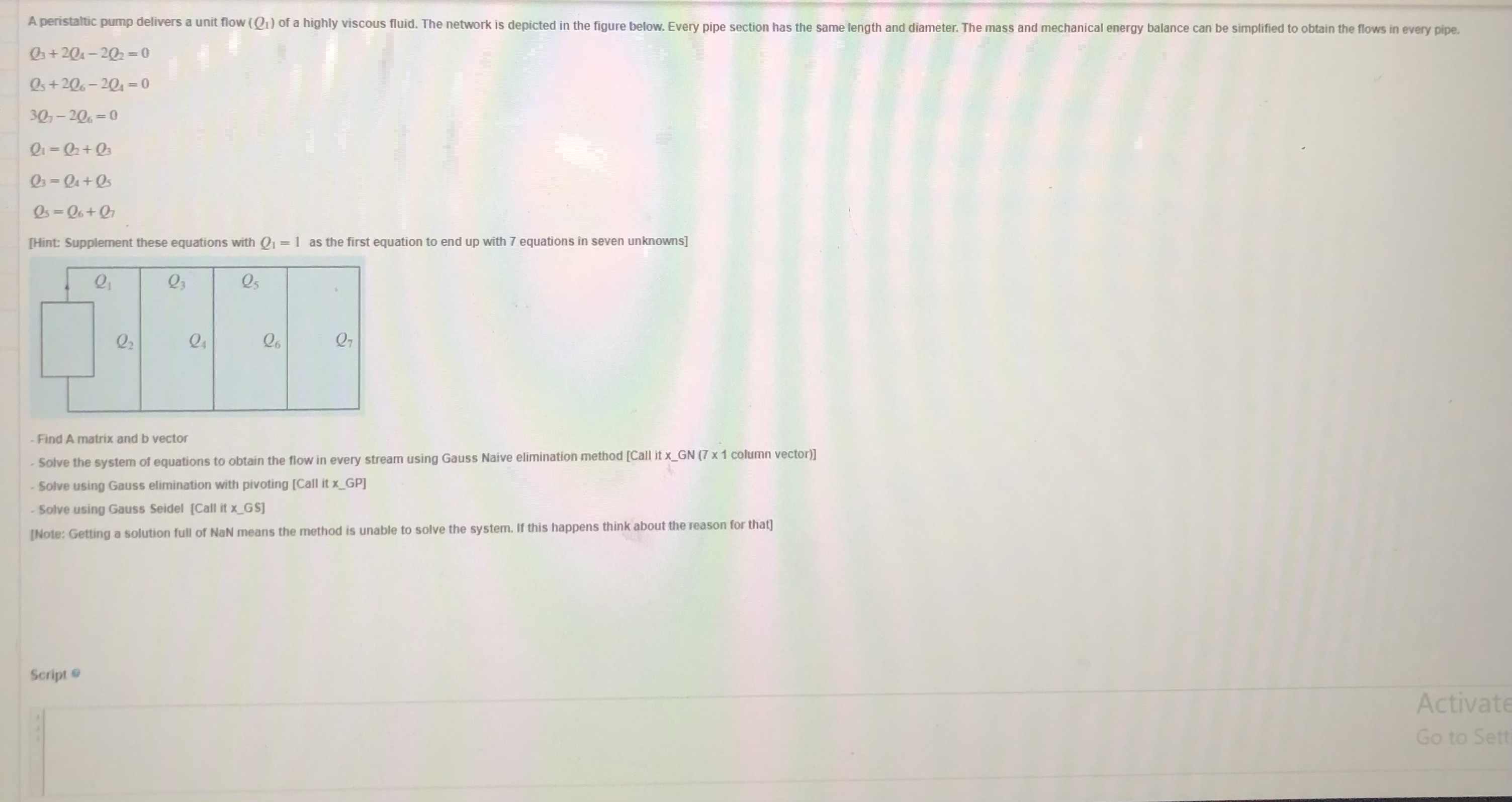 Q 3 + 2 Q 4 - 2 Q 2 = 0 Q 5 + 2 Q 6 - 2 Q 4 = 0 3