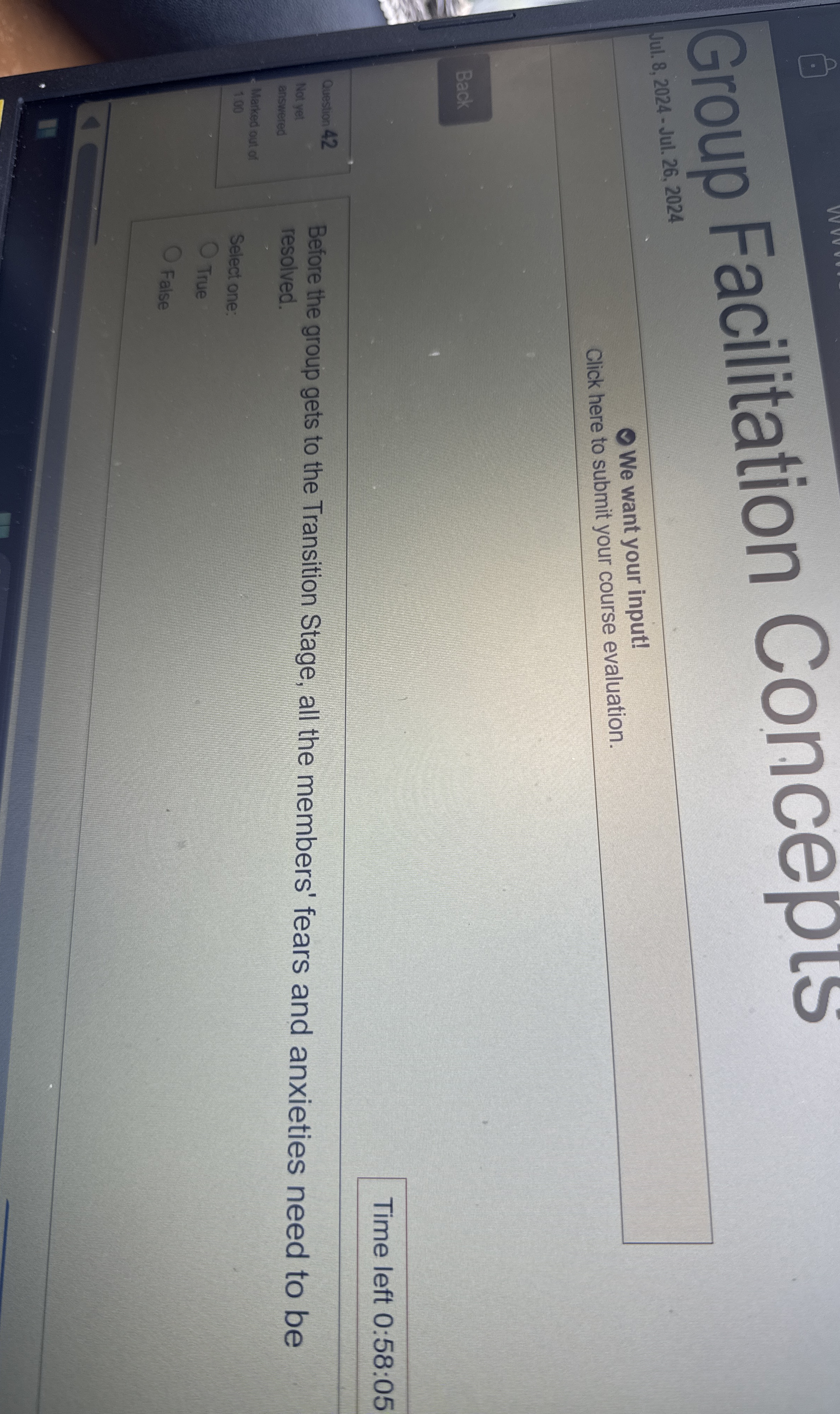 Group Facilitation Concepts Jul. 8 , 2 0 2 4 -