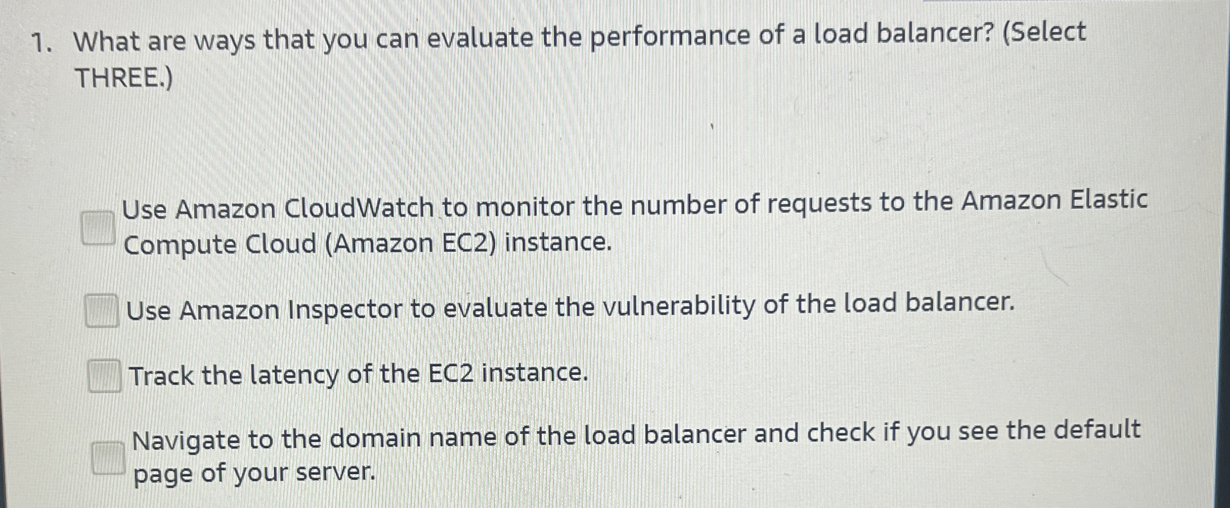 What are ways that you can evaluate the