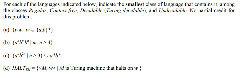 Please tell which one each part belongs to and