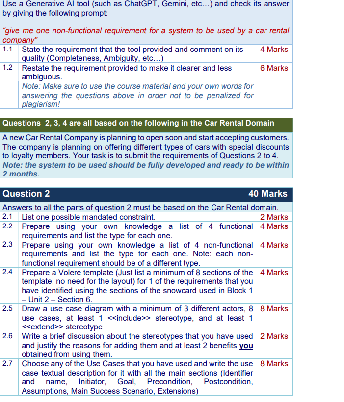 Use a Generative Al tool ( such as ChatGPT,