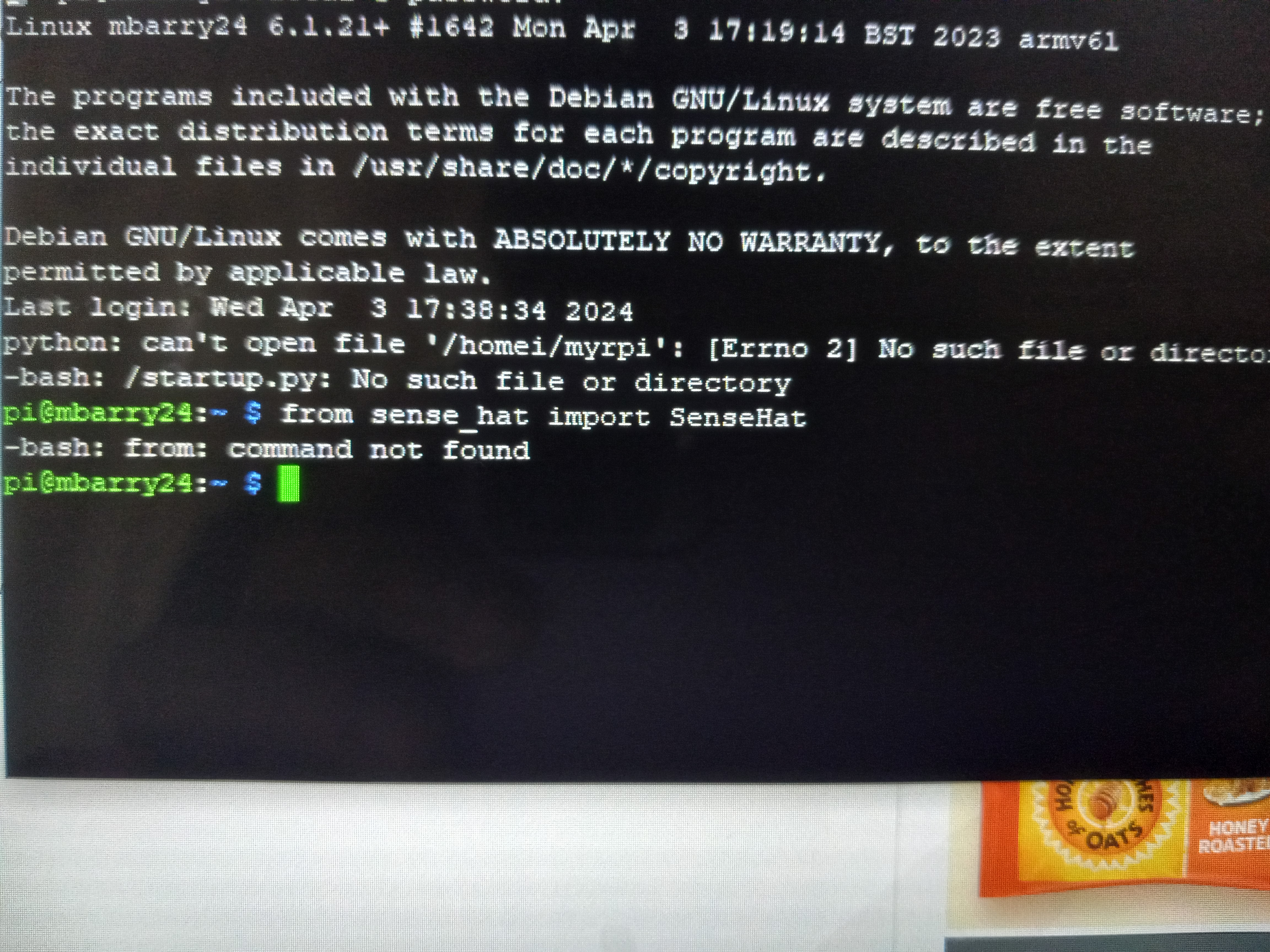 How do i resolve this command issue in PuTTY