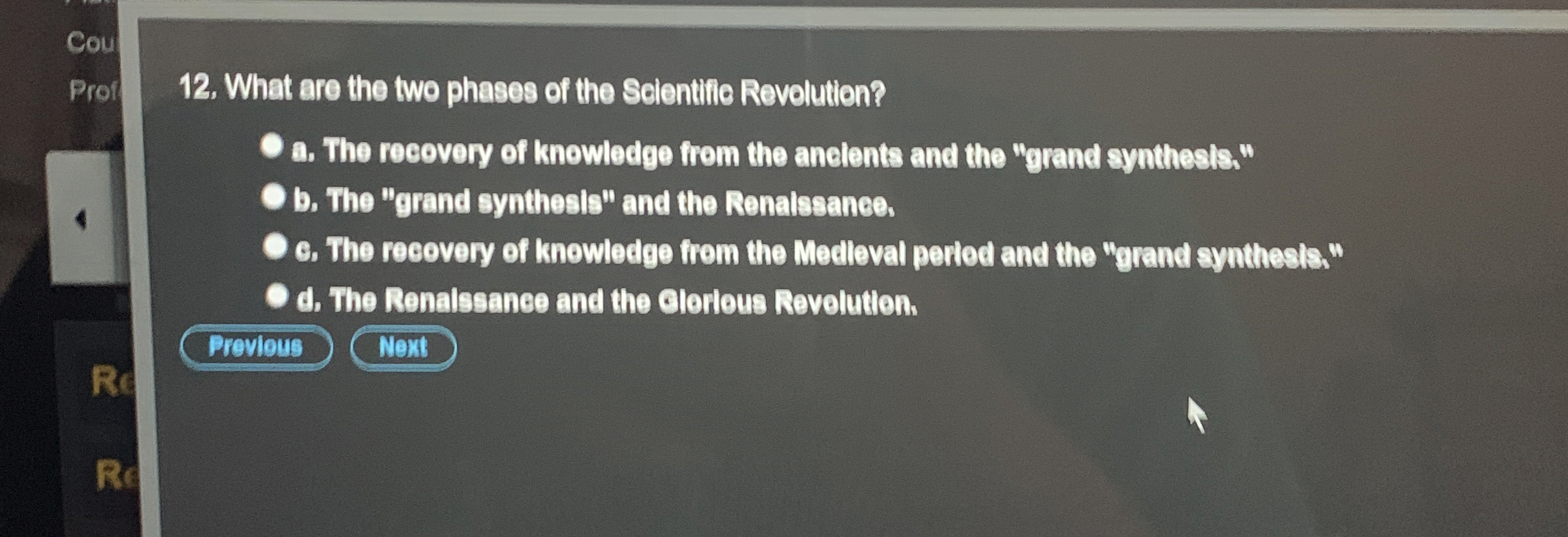 What are the two phases of the Sclentific