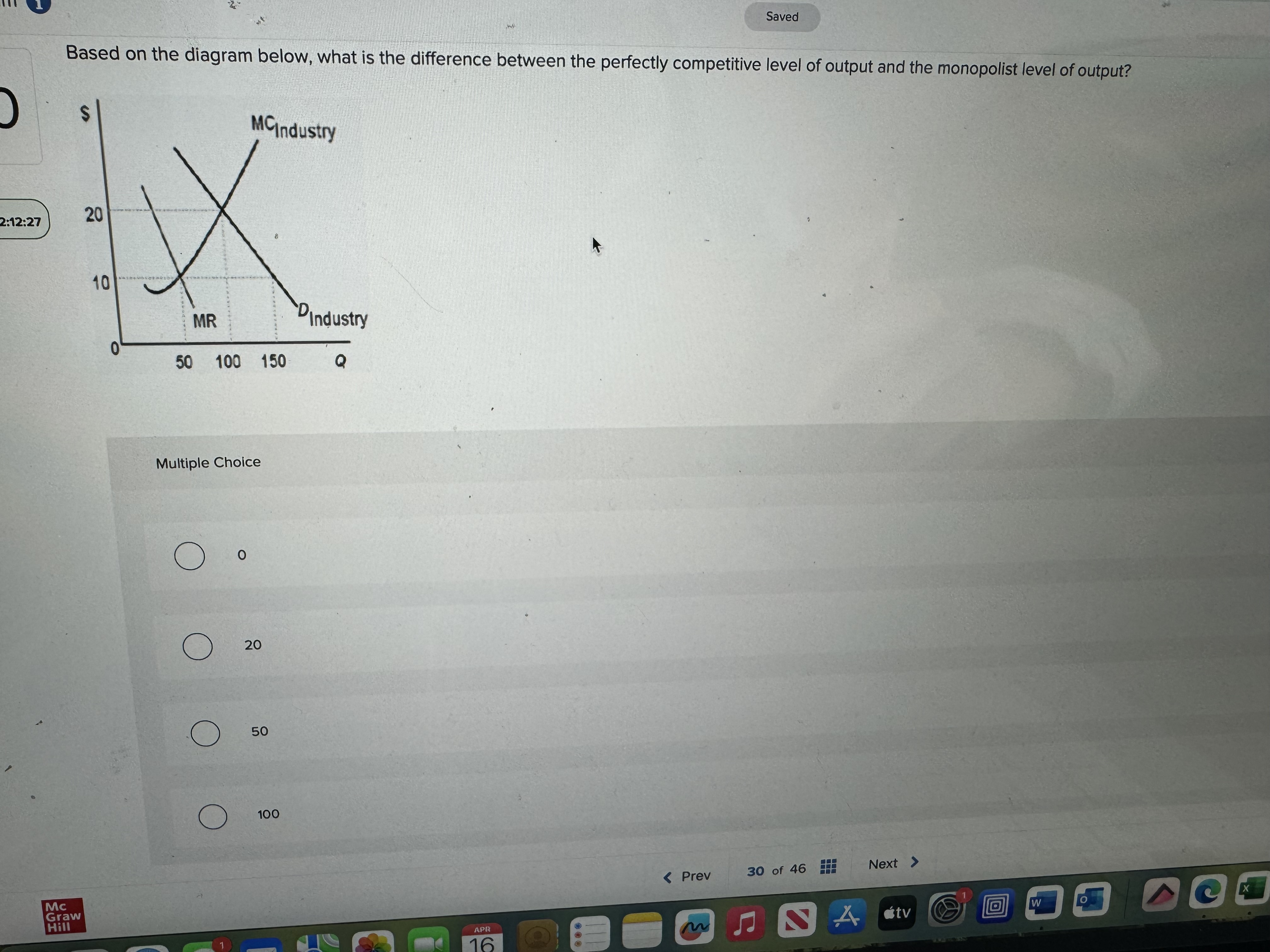 Saved Based on the diagram below, what is the