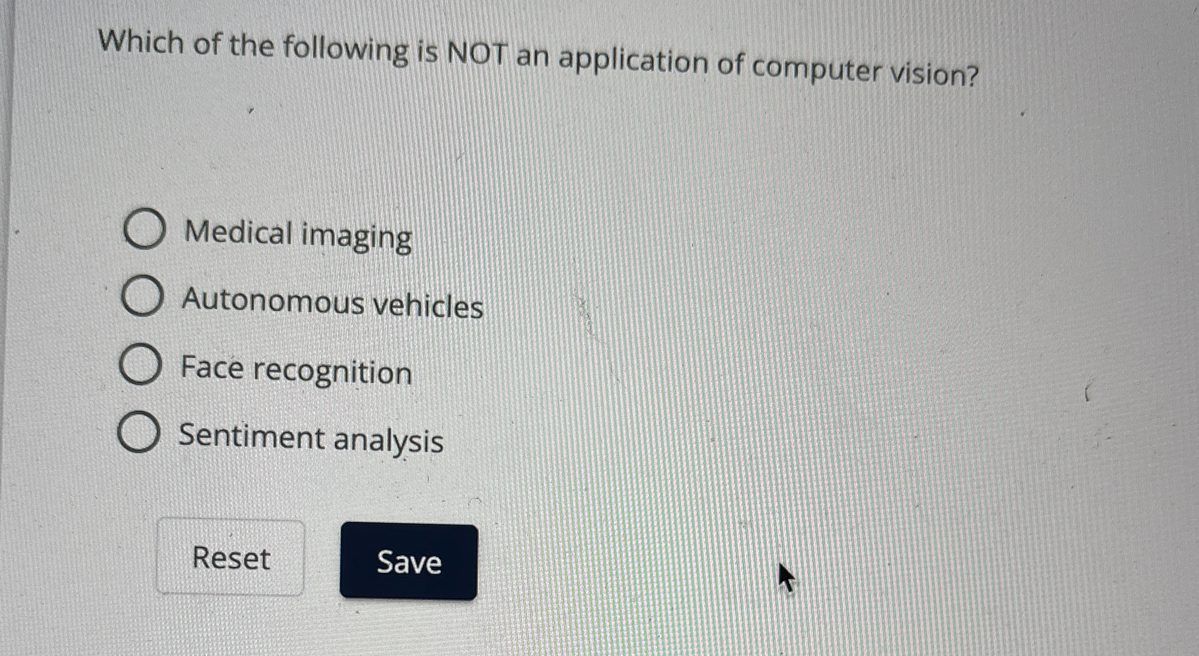 Which of the following is NOT an application of