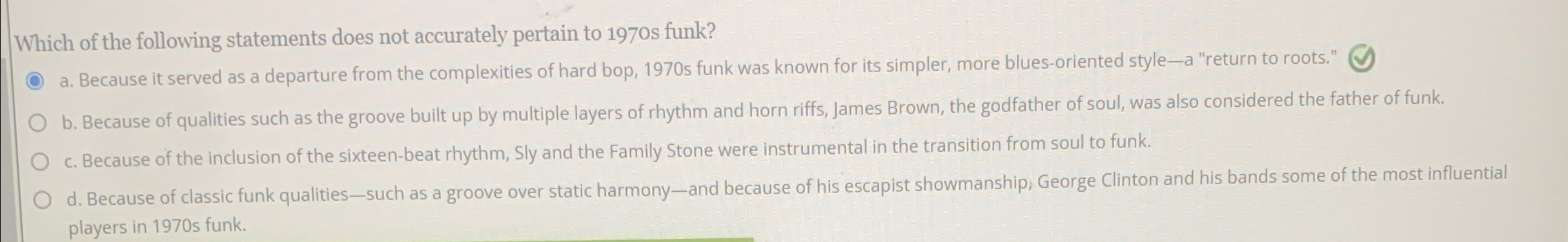 Which of the following statements does not