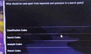 What should be used apart from keywords and