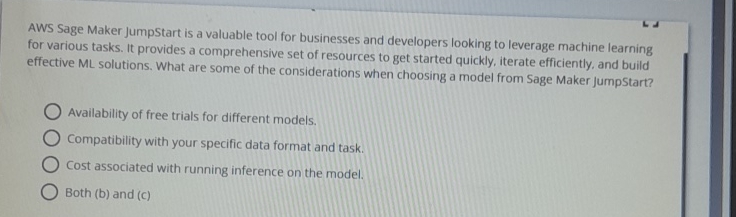 AWS Sage Maker JumpStart is a valuable tool for
