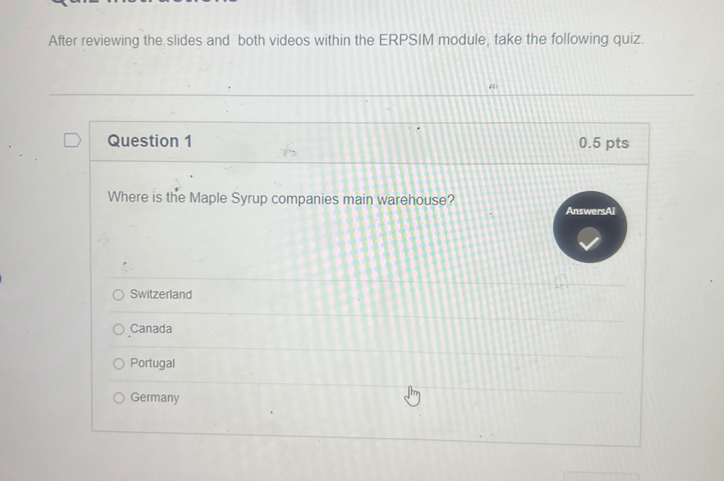 After reviewing the slides and both videos within