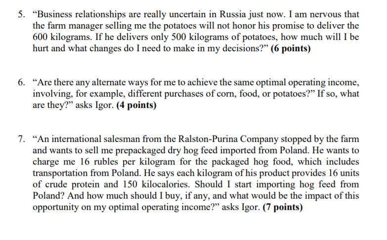 Please answer the full question with all parts 1