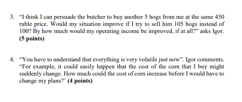 Please answer the full question with all parts 1