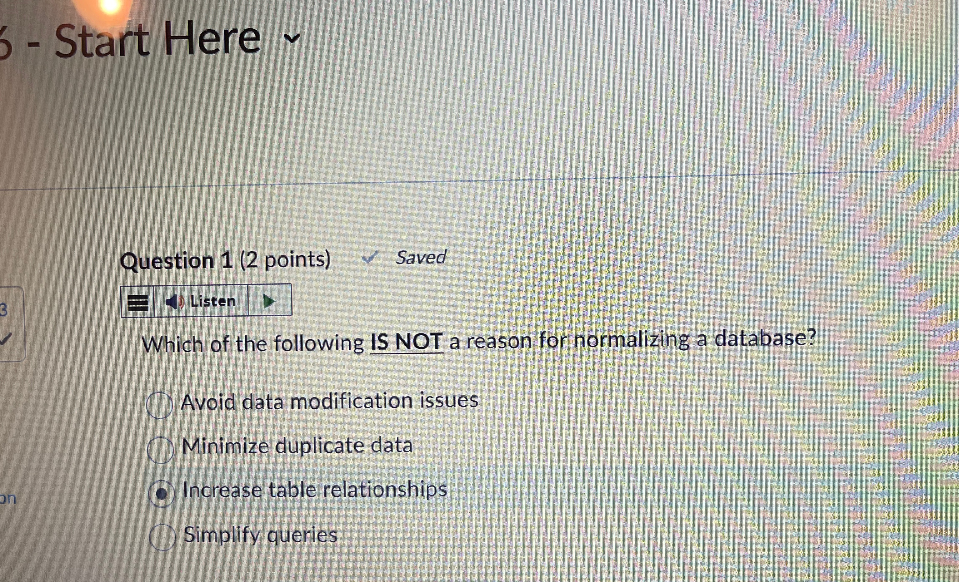 Which of the following is not a reason for