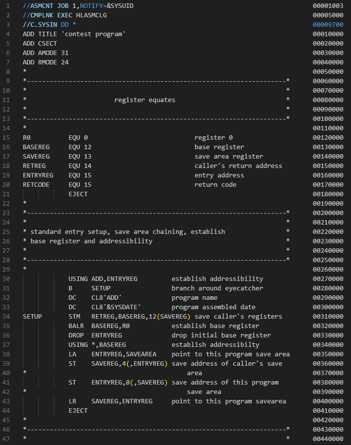 Why is this giving me an ABEND SOC 4 error. Can